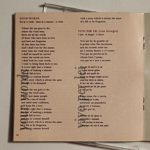 Andrea Bocelli Romanza CD 1996 - Picture 6 of 6